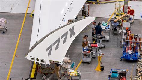 boeing 777x folding wing.